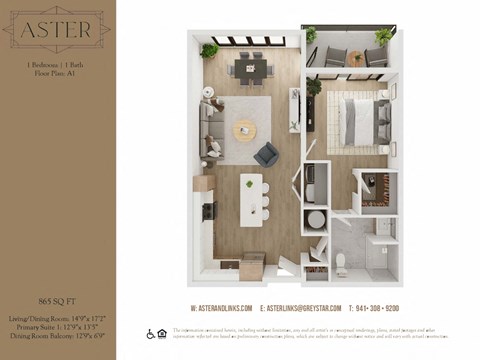 floor plan 321 sqft